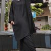 MADONNA PLAIN KURUNG (BLACK)