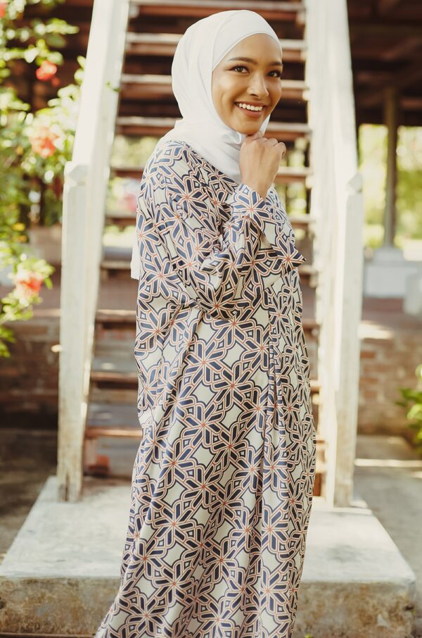 SURI PRINTED KAFTAN (DARK GREEN)