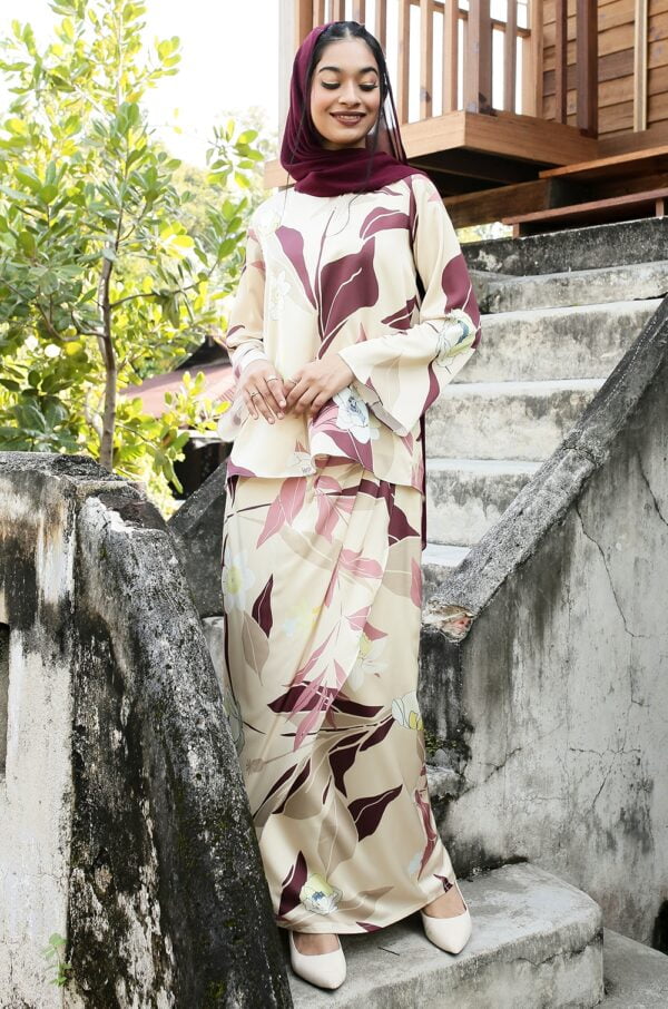 JAZMINE KURUNG MODERN (DARK MAROON)