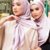ATILIA PRINTED SQUARE (ROSE MAUVE)