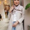 ASTRID PRINTED SQUARE (BEIGE TAN TAUPE)