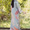 DANELA PRINTED KAFTAN (BLUISH GREY)