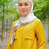 CECILIA PRINTED SQUARE (PEACHES CREAM)