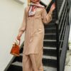 AUDYA TUNIC SET (DARK NUDE)