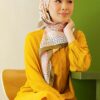 CECILIA PRINTED SQUARE (PEACHES CREAM)