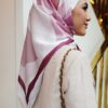ASTRID PRINTED SQUARE (MAUVE TAUPE)