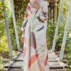 DANELA PRINTED KAFTAN (DULL PINK)