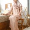 645ea1afbcd127df0d1ce9d8af6e036f1617344746.jpg LORENNA TEXTURED KURUNG (SOFT BROWN)