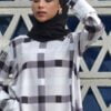 BASIC PLAIN HEAVY CHIFFON (BLACK)