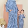 CLOVIA LONG KAFTAN  (STEEL BLUE)