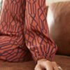 AGNES PRINTED DRESS (TERRACCOTTA )