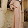 ALEEYA PLAIN JUBAH (NUDE)