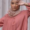 BASIC PLAIN HEAVY CHIFFON (BEIGE)