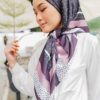 CECILIA PRINTED SQUARE (MAGENTA PURPLE)