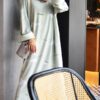 BOHAMIA PRINTED DRESS (MINT GREEN)
