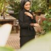 FLORENCE PLEATED KURUNG (BLACK)