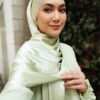 AMANI PLAIN DRESS (GREEN  TEA)