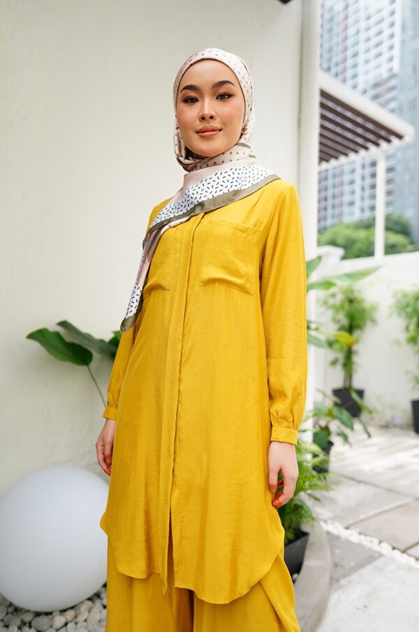 AUDYA TUNIC SET (MUSTARD YELLOW)