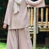 KAYLA STRIPE SET (NUDE BROWN)