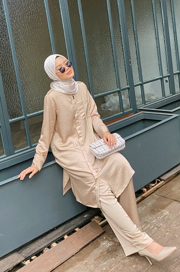 LOVEE TUNIC SET (LATTE)