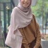 7ac9b309df5751f79763e71dc39b4ada1571199693.jpg BASIC PLAIN KOREAN CHIFFON (BROWN)