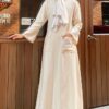 ROZAELLA PLAIN DRESS (CREAM)