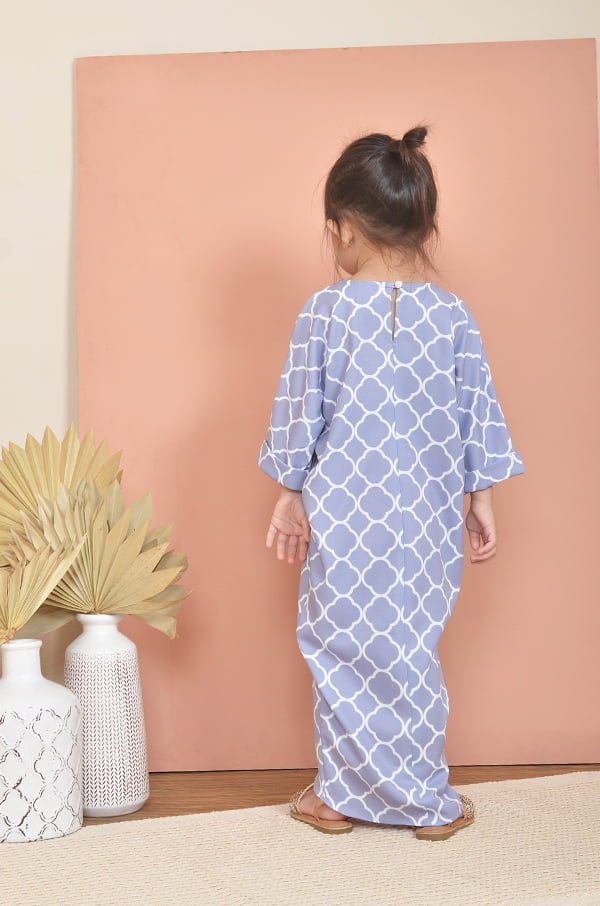 CLOVIA LONG KAFTAN KIDS (PALE SKY BLUE)