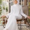 FLORENCE PLEATED KURUNG (WHITE)