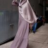 AMANI PLAIN DRESS (MAUVE)