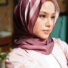 ATILIA PRINTED SHAWL (DARK PURPLE)