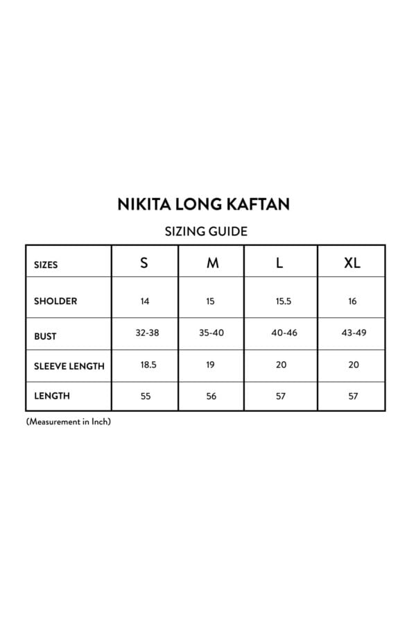 NIKITA LONG KAFTAN (TOFFEE CREAM)