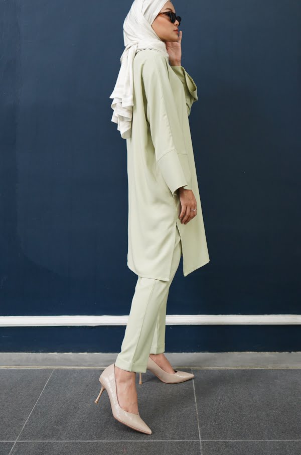 SELENA TUNIC SET (MINT GREEN)