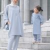SELENA TUNIC SET (SMOKEY BLUE)