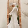MILANI PLAIN DRESS (WHITE)