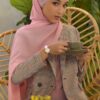 BASIC PLAIN HEAVY CHIFFON (ROSE PINK)