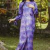 KUNTUM PRINTED KAFTAN(DULL PURPLE)
