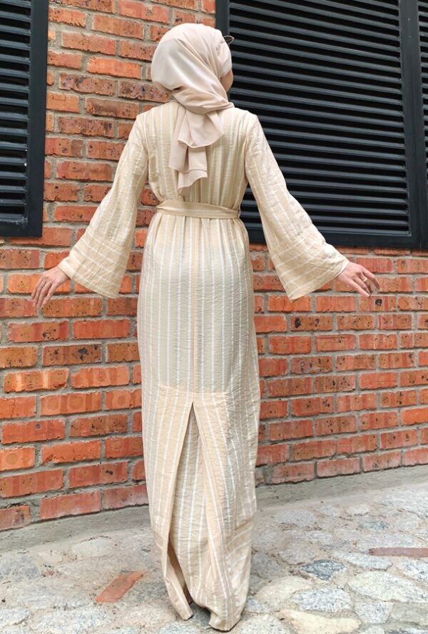 CANDY STRIPED DRESS (CHOICE CREAM)