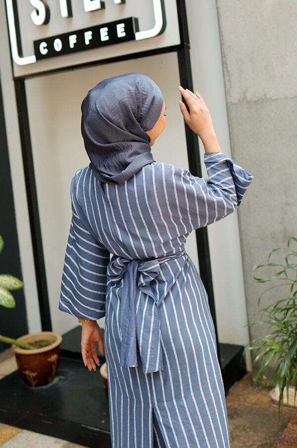 NAOMI WRAP DRESS (BLUE)