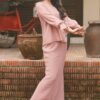 FLORENCE PLEATED KURUNG (DUSTY PINK)