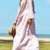 ARRABELL PRINTED DRESS (DUSTY PINK)