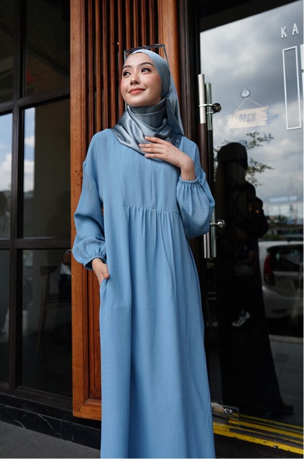 TAHEERA JUBAH DRESS (SKY BLUE)