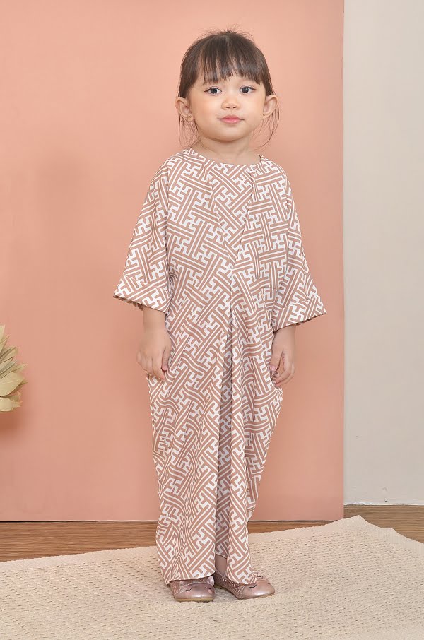 NIKITA LONG KAFTAN KIDS (TOFEE CREAM)