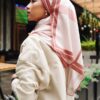 AUDREY PRINTED SHAWL (CORAL PINK)