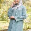 LARISSA TEXTURED KURUNG(GREYISH TURQOISE)