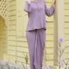 LORENNA TEXTURED KURUNG (PURPLE YAM)