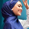 BASIC PLAIN SHAWL EYELASH (NAVY BLUE)