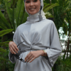 ARIA WRAP DRESS (SPANISH GREY)