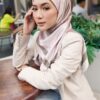 ASTRID PRINTED SQUARE (BEIGE TAN TAUPE)