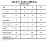 MILANI PLAIN DRESS (GREY)