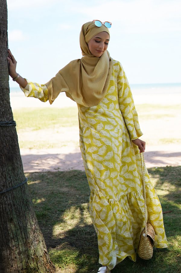 ARRABELL PRINTED DRESS (PINEAPPLE)